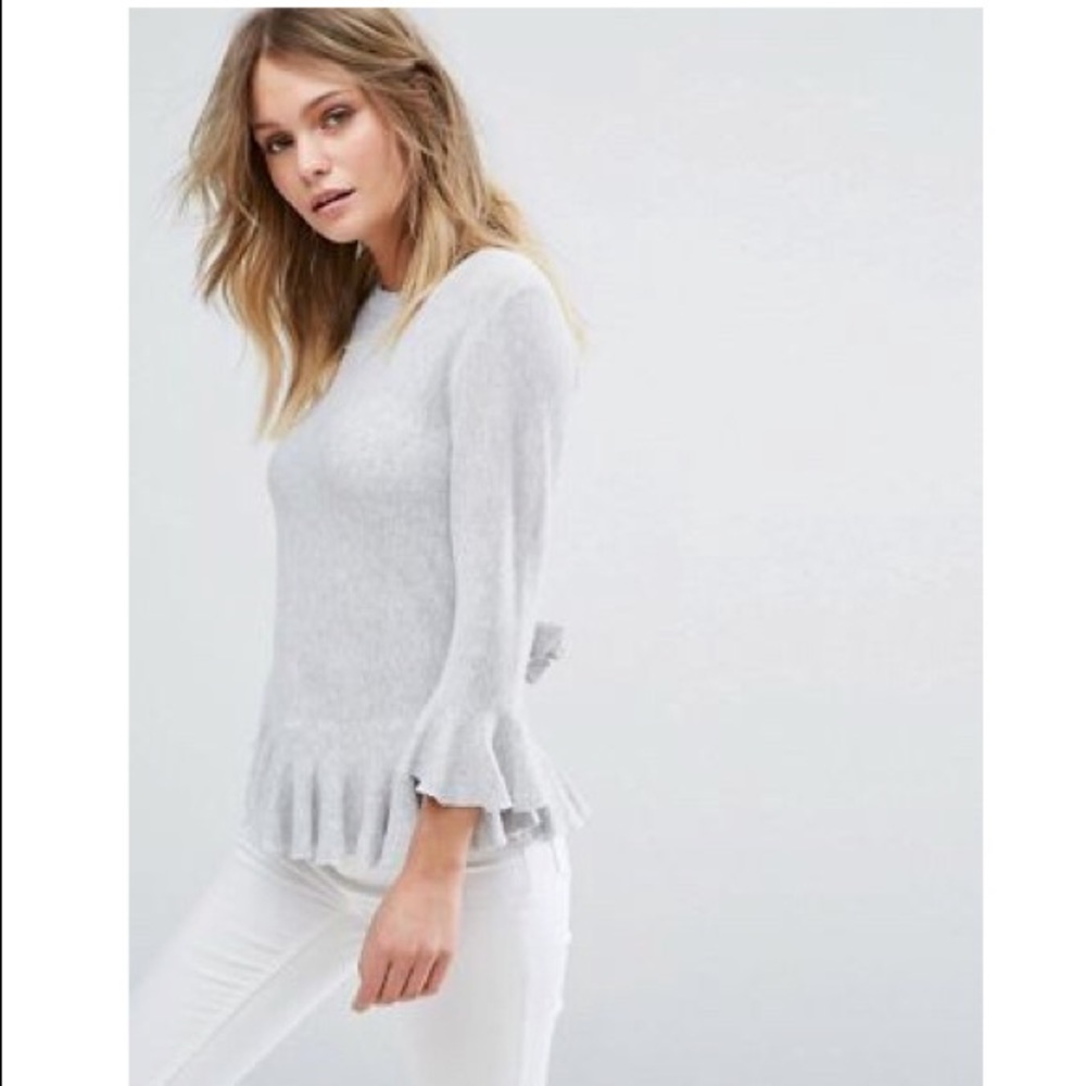 Asos peplum sweater top